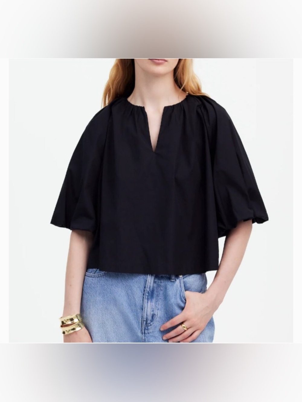 💕Madewell Black Top💕